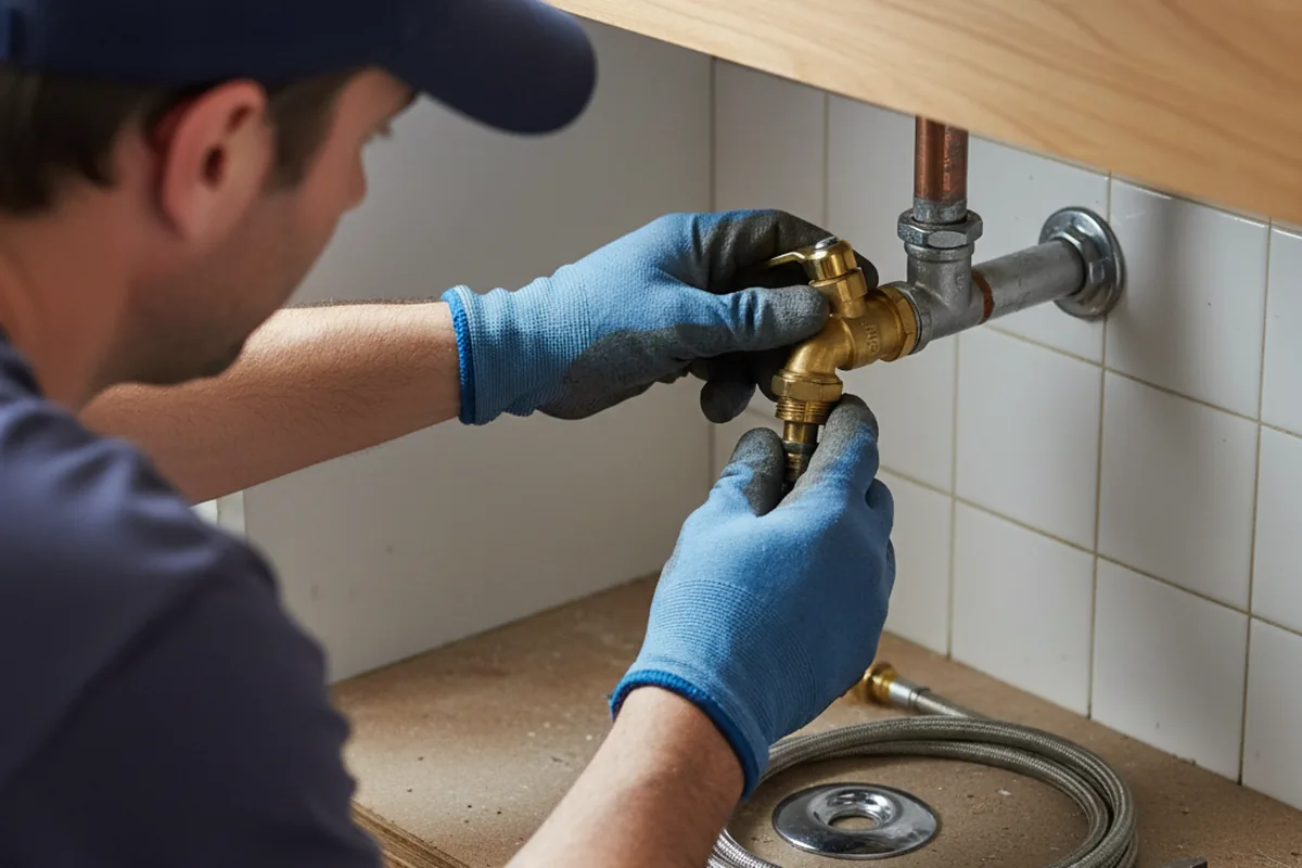 Shutoff valve and fitting work during Emergency Plumbing in Tacoma